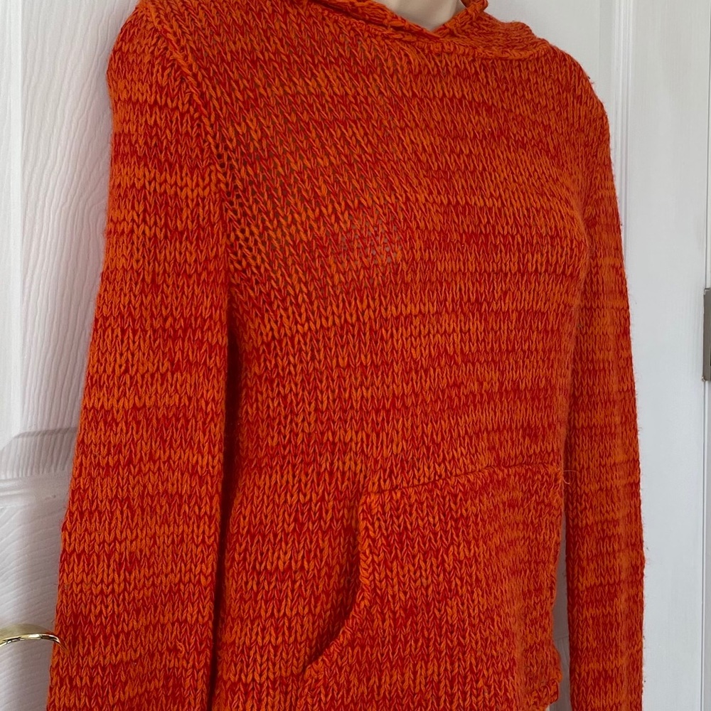 Smooches Cable Knit Hoodie Sweater sz S